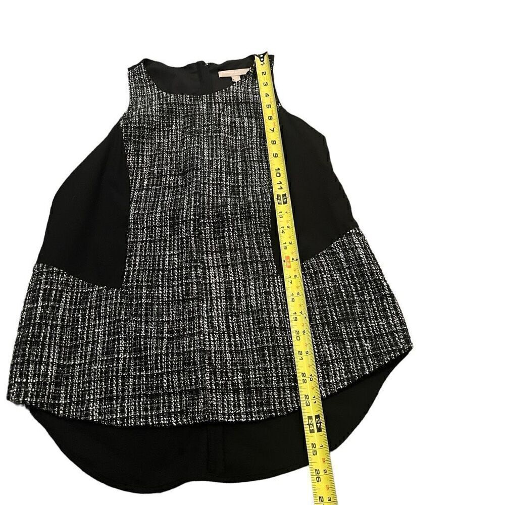BANANA REPUBLIC Tweed Front Blouse Size 2 - Picture 4 of 6